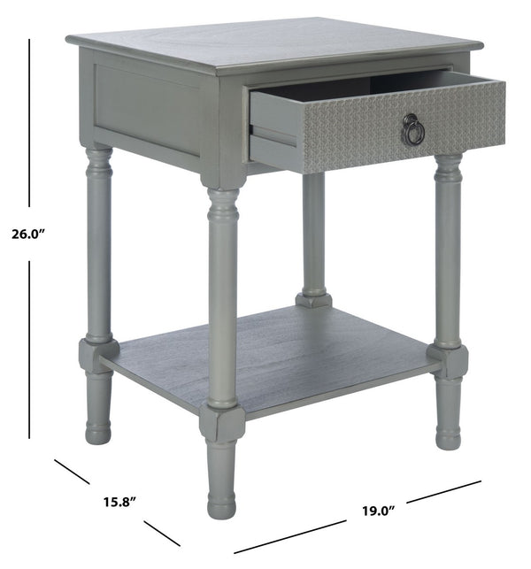 Safavieh Haines 1Drw Accent Table  ACC5720B