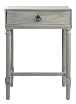 Mabel 1Drw Accent Table Distressed Grey Wood ACC5721B