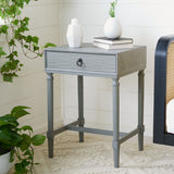 Mabel 1Drw Accent Table Distressed Grey Wood ACC5721B