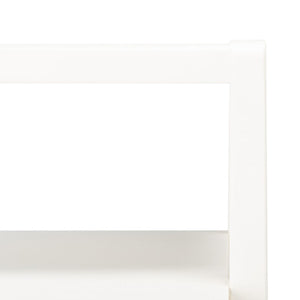 Cove 2 Drawer 1 Shelf Accent Table White / Gold Wood ACC6602B