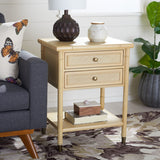 Safavieh Ahab 2 Drawer 1 Shelf Accent Table ACC6606A