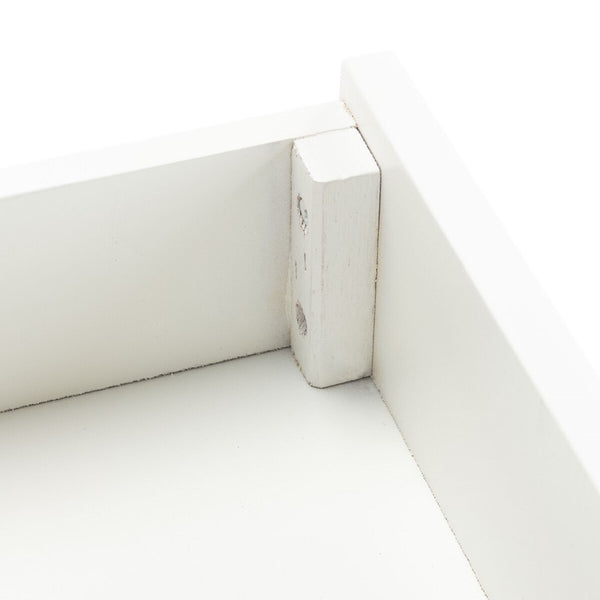 Ahab 2 Drawer 1 Shelf Accent Table White / Gold Wood ACC6606B