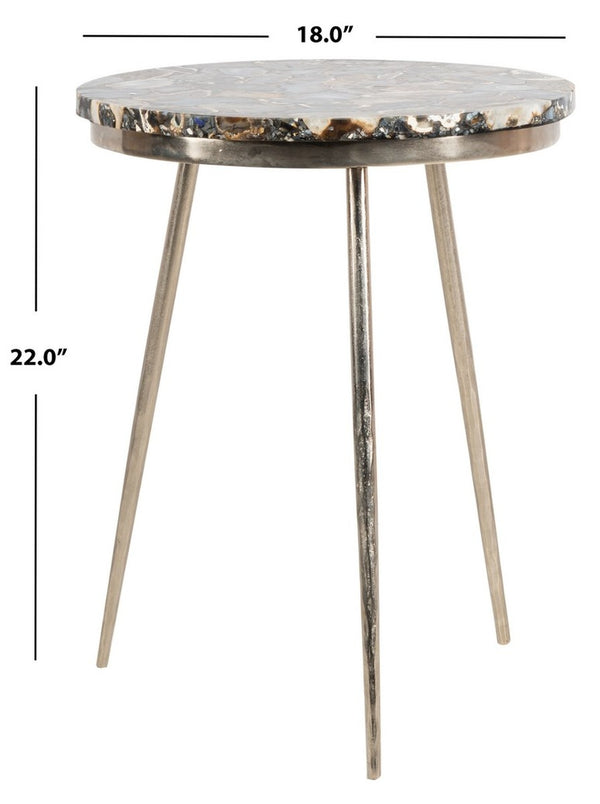 Safavieh Faryn Agate Round Accent Table ACC7200A