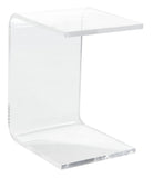 Upton Acrylic Side Table  Clear Acrylic ACC8001A