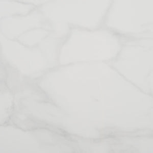 Safavieh Karina Rectangular End Table White Ceramic Faux Marble / Walnut ACC8101A