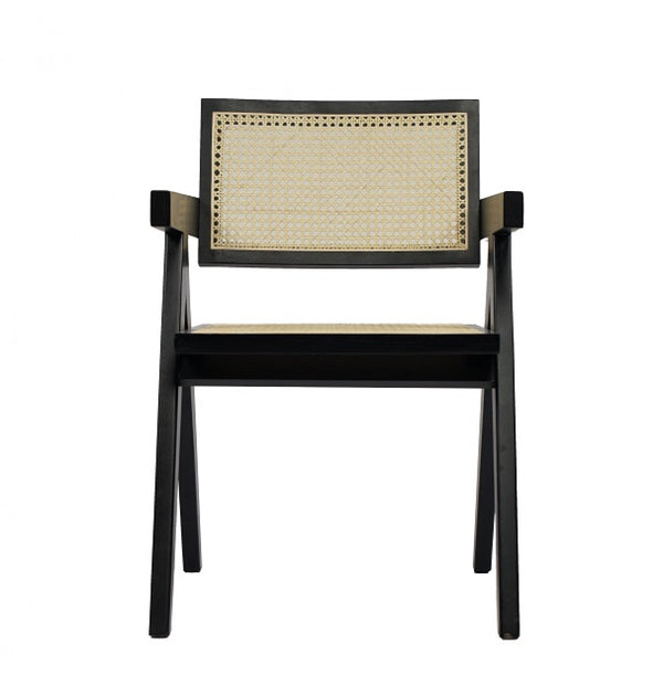 VIG Furniture Modrest Aurora Modern Rattan and Wenge Folding Dining Arm Chair VGCS-ACH-21026-WNG VGCS-ACH-21026-WNG