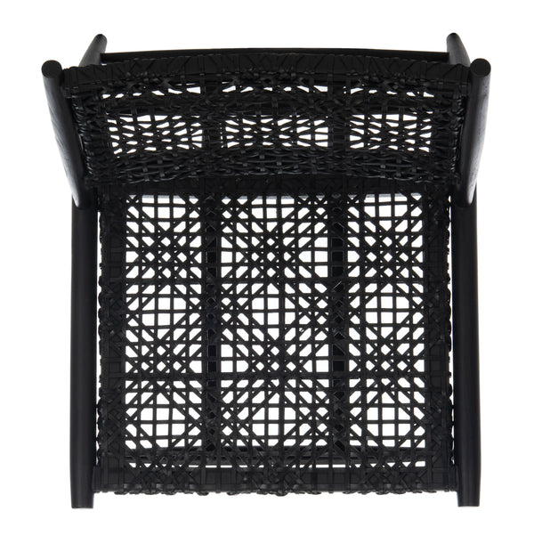 Safavieh Bandelier Accent Chair in Black and Black ACH1000B 889048739192
