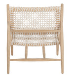 Safavieh Bandelier Accent Chair in Light Natural and White ACH1000D 889048739215