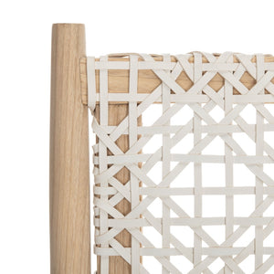 Safavieh Bandelier Accent Chair in Light Natural and White ACH1000D 889048739215