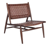 Safavieh Soleil Accent Chair in Cognac and Brown ACH1001B 889048711143