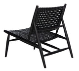 Safavieh Soleil Accent Chair in Black and Black ACH1001D 889048745667