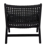 Safavieh Luna Accent Chair in Black and Black ACH1002D 889048745704