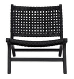 Safavieh Luna Accent Chair in Black and Black ACH1002D 889048745704