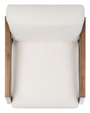 Olyvar Arm Chair White Wood ACH4000A