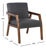 Olyvar Arm Chair Dark Grey Wood ACH4000B