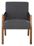 Olyvar Arm Chair Dark Grey Wood ACH4000B