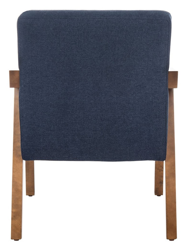 Olyvar Arm Chair Navy Wood ACH4000C