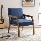 Olyvar Arm Chair Navy Wood ACH4000C