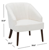 Quenton Accent Chair White Wood ACH4002A