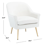 Rodrik Accent Chair White Wood ACH4005A