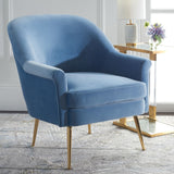 Rodrik Accent Chair Light Blue Wood ACH4005C