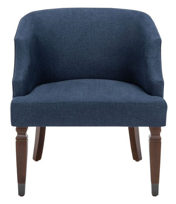 Ibuki Accent Chair Navy Wood ACH4006B