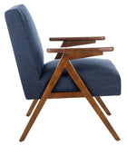 Emyr Arm Chair Navy Wood ACH4007C