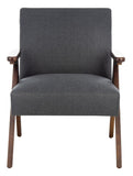 Emyr Arm Chair Dark Grey Wood ACH4007D