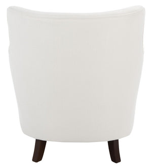 Levin Accent Chair White Wood ACH4008B