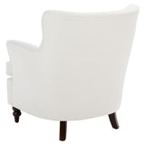 Levin Accent Chair White Wood ACH4008B