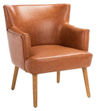 Delfino Accent Chair Cognac Wood ACH4009A
