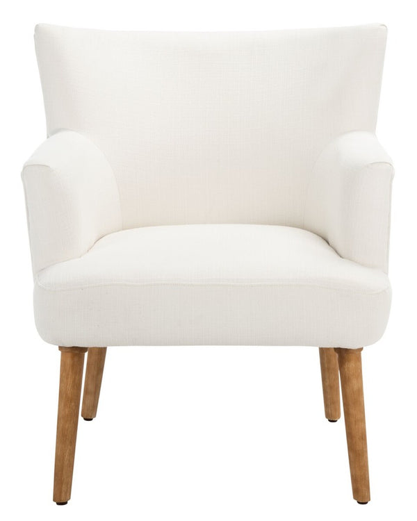 Delfino Accent Chair White Wood ACH4009B