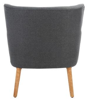 Delfino Accent Chair Dark Grey Wood ACH4009D