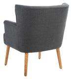 Delfino Accent Chair Dark Grey Wood ACH4009D