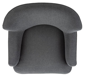 Delfino Accent Chair Dark Grey Wood ACH4009D