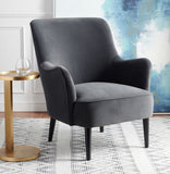 Arlyss Accent Chair Black Wood ACH4010C