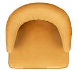 Safavieh Stazia Wingback Accent Chair Marigold Black Wood ACH4502A