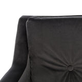Safavieh Mara Tufted Accent Chair Shale Wood ACH4505A