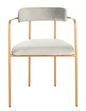 Safavieh - Set of 2 - Camille Side Chair Grey Gold ACH6201A-SET2 889048599192