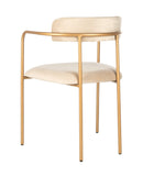 Safavieh - Set of 2 - Camille Side Chair Tan Gold ACH6201B-SET2 889048599208