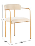 Safavieh - Set of 2 - Camille Side Chair Tan Gold ACH6201B-SET2 889048599208