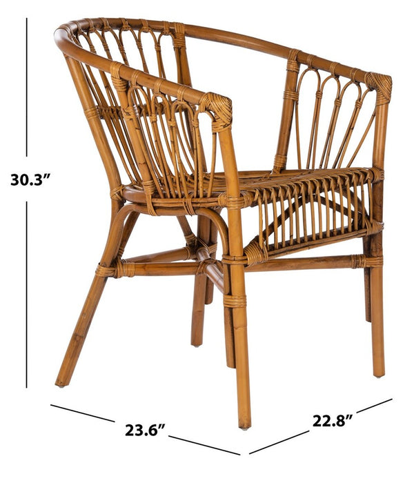 Adriana Rattan Accent Chair