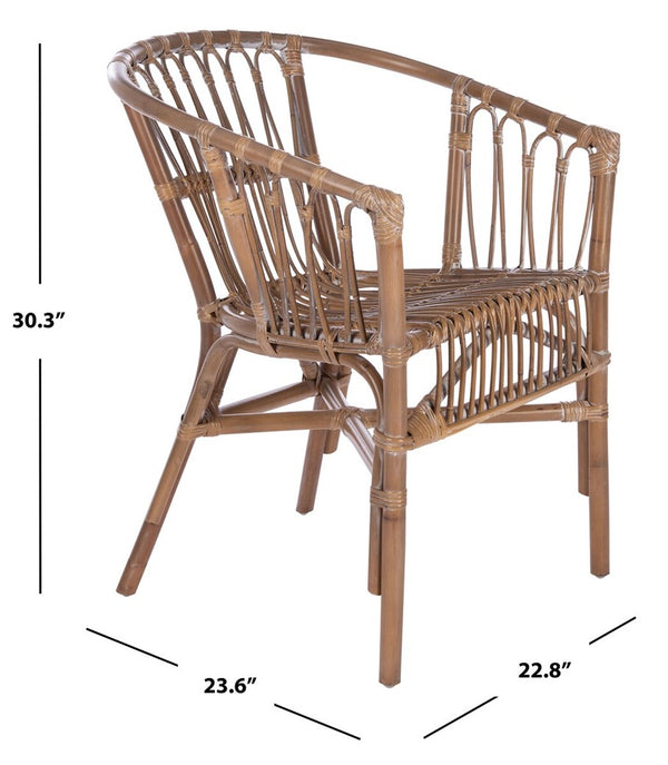 Adriana Rattan Accent Chair