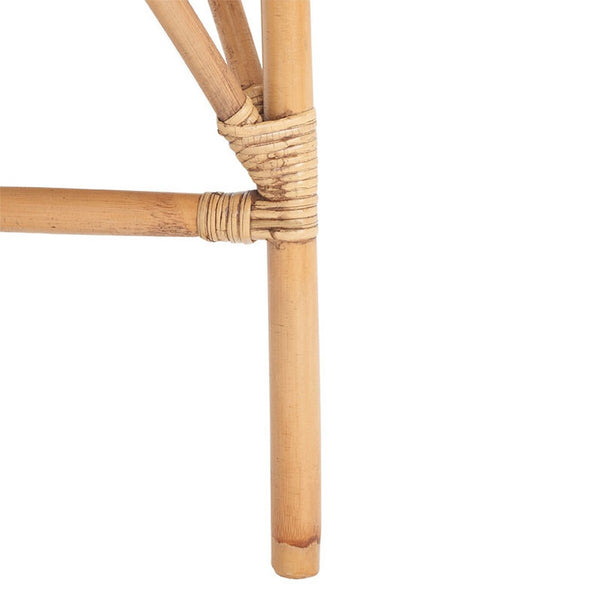 Safavieh Bhumi Accent Chair W/ Cushion -Set Of 2 Brown/White Rattan ACH6509B-SET2