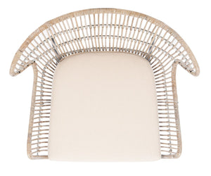 Lenu Rattan Accent Chair W/ Cushion