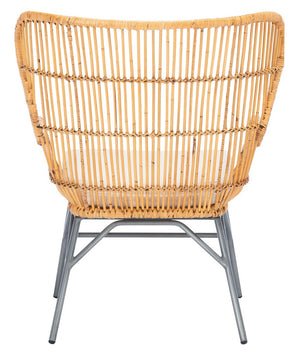 Lenu Rattan Accent Chair W/ Cushion