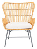 Lenu Rattan Accent Chair W/ Cushion