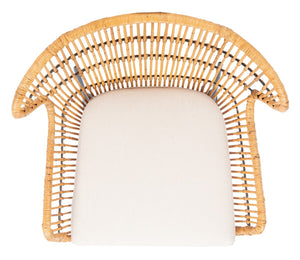 Lenu Rattan Accent Chair W/ Cushion