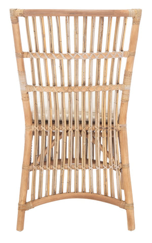 Erika Rattan Accent Chair W/ Cushion - Set of 2