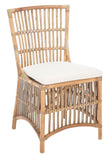 Erika Rattan Accent Chair W/ Cushion - Set of 2